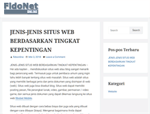 Tablet Screenshot of fido-online.com